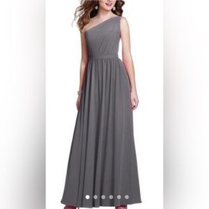 Alfred Angelo One Shoulder A-Line Dress